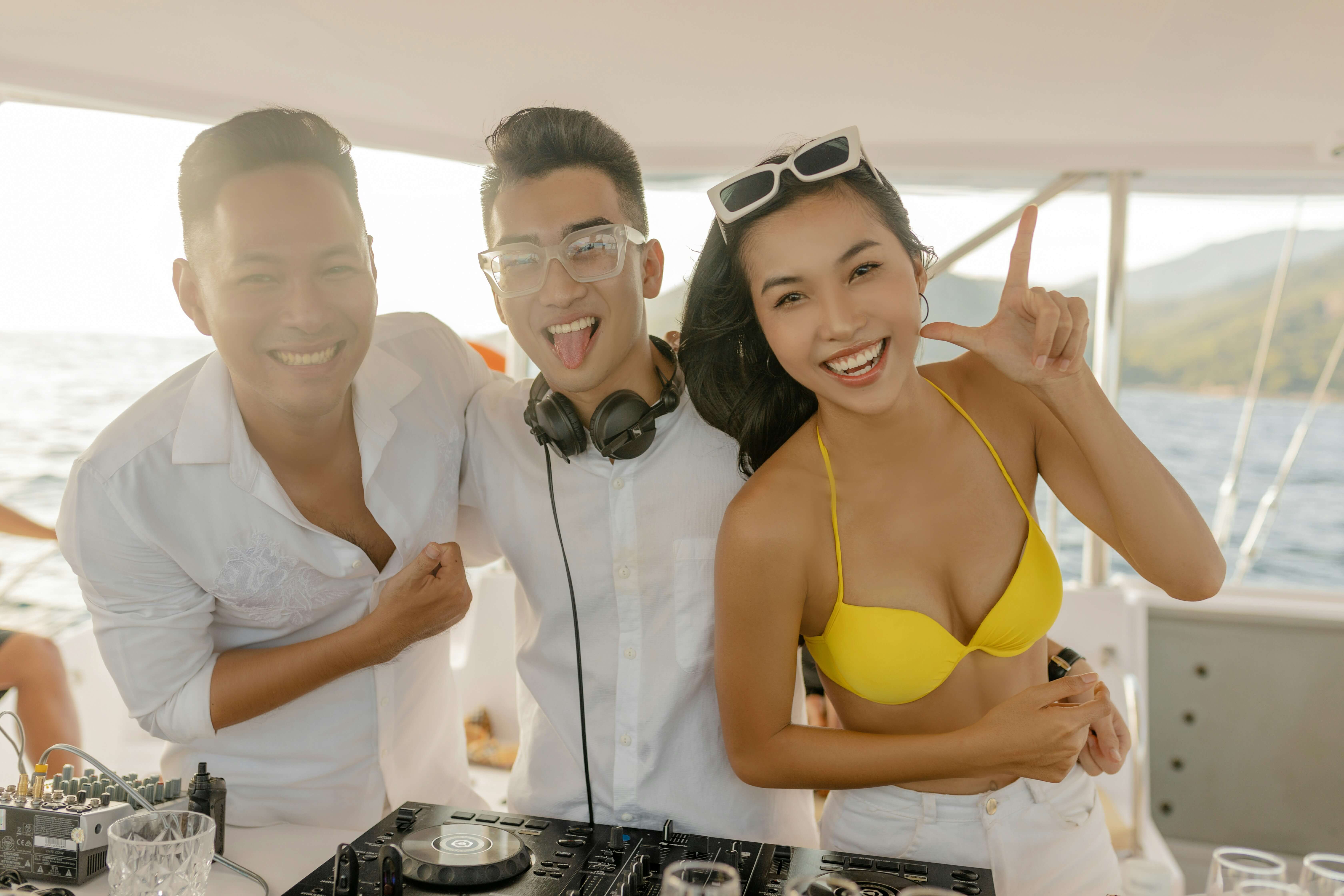 Karaoke setup on board